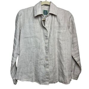 Deveaux x OOH! Herringbone Button Down Sz. M